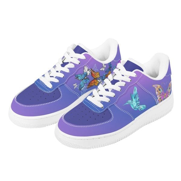 Butterflies Women's Low Top Leather Shoes