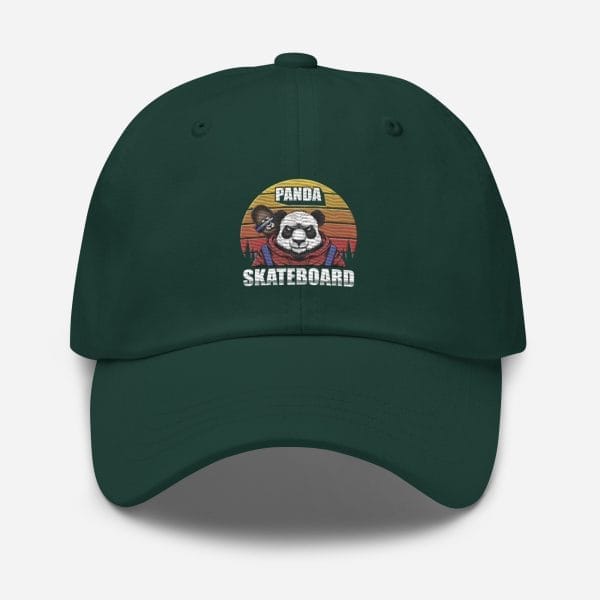 Panda Skateboard - Dad hat