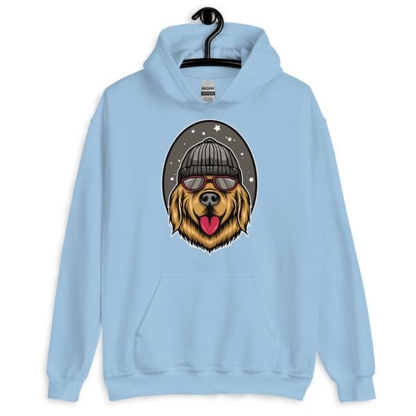 Cool Dog in The Snow - Unisex Hoodie