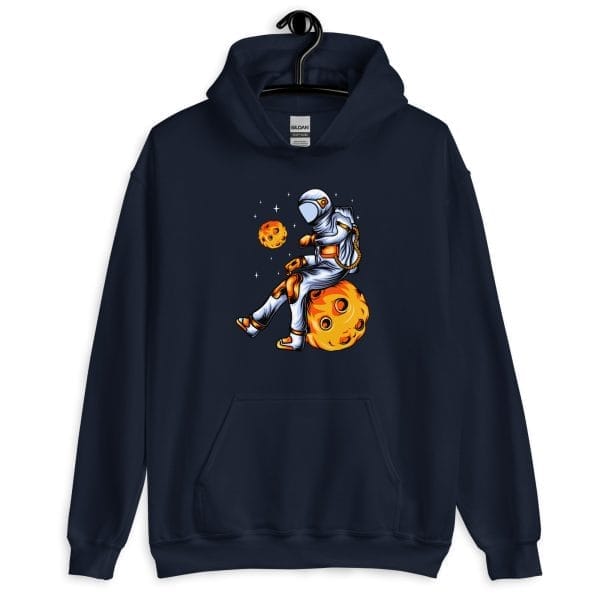 Astronaut Kicks a Ball - Unisex Hoodie