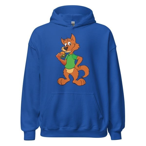 Wolf with Burger - Unisex Hoodie