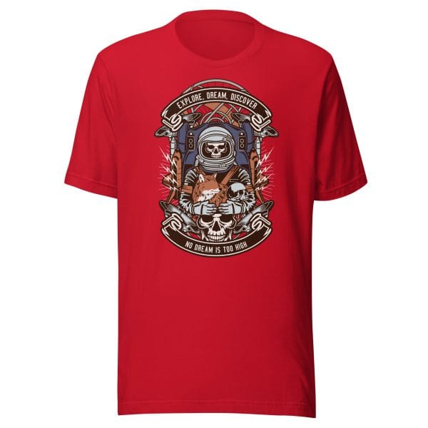 Astronaut Skull - Unisex t-shirt