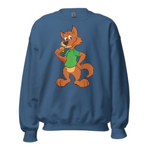 Wolf with Burger - Unisex Sweatshirt
