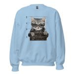 Cat Wanted Sweatshirt featuring a whimsical and humorous cat design.