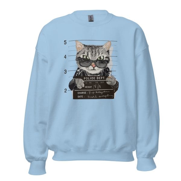 Cat Wanted Sweatshirt featuring a whimsical and humorous cat design.