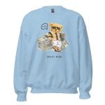 Rich Bear Sweatshirt featuring a bold and luxurious plush bear with dollar bills design.