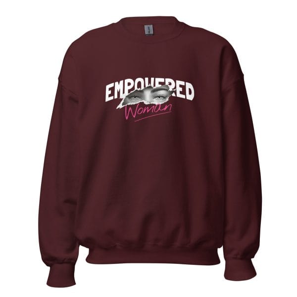 Empowered Woman Sweatshirt featuring a bold and inspiring design.
