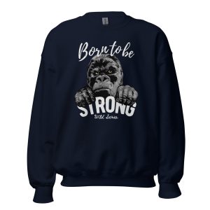 Strong Gorilla Sweatshirt featuring a bold gorilla design.