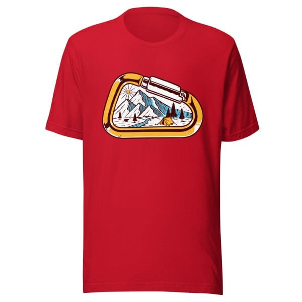Carabiner and Nature - Unisex t-shirt