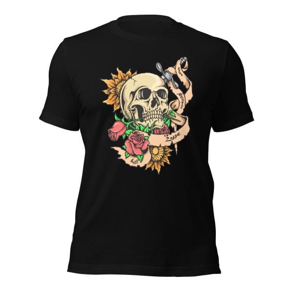 Skull Rose - Unisex t-shirt