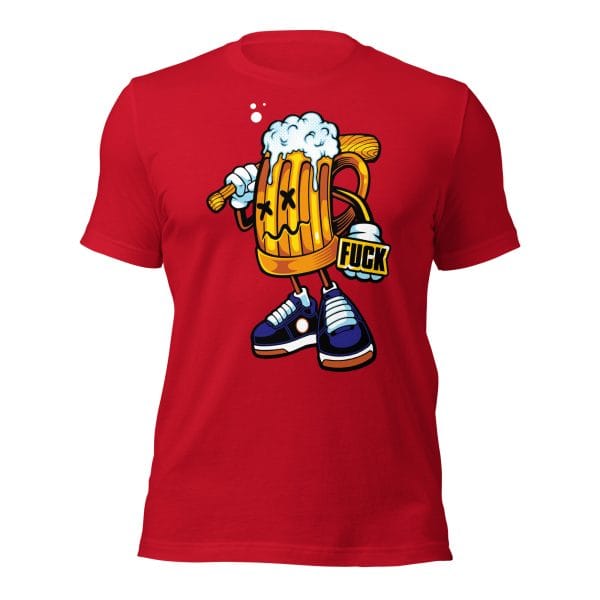 Beer With A Baseball Bat - Unisex t-shirt