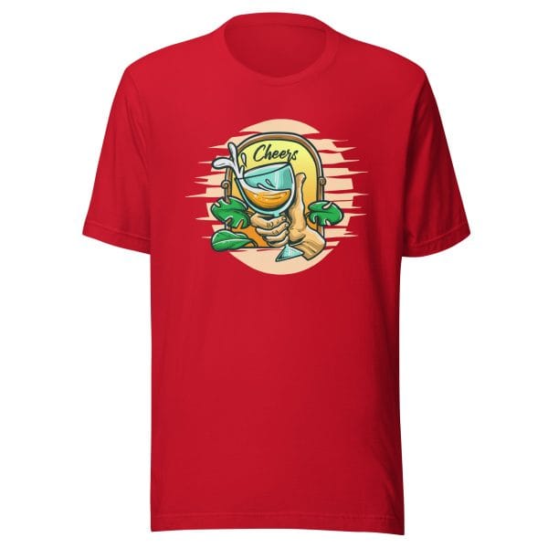 Cheers - Unisex t-shirt with Double-Sided Print