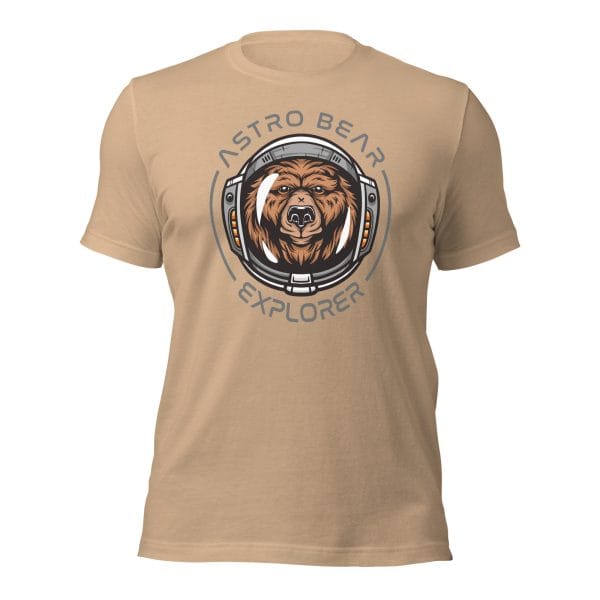Astro Bear - Unisex t-shirt with Double-Sided Print