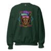 The King of Cool Sweatshirt featuring a bold and stylish lion with a jacket design.