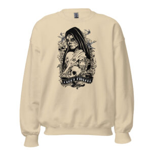 Woman Skull Mexico Sweatshirt featuring a bold and artistic design