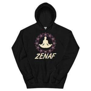 Zenaf Hoodie featuring a sleek and minimalist design.