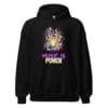 Guitar Spider Hoodie featuring a bold and edgy spider playing a guitar.