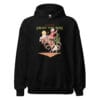 Time for Rodeo Hoodie featuring a bold and adventurous cowboy riding a horse illustration.