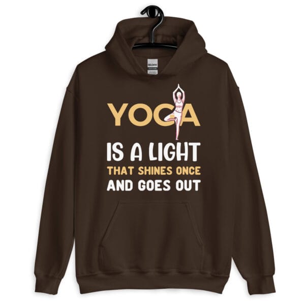 My Yoga Journey Hoodie featuring a unique yoga-inspired design.