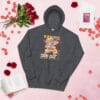 Kawaii Hoodie featuring an adorable anime character holding a bubble tea cup.
