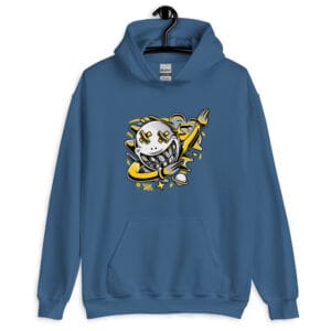 Happy as Can Be Hoodie featuring a vibrant and cheerful design.