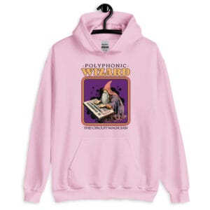 Wizard Hoodie featuring a bold and enchanting wizard illustration.