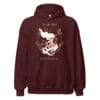 Joyful Journey Hoodie featuring a beautiful Art Nouveau-inspired illustration of a woman.