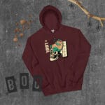 Cute and Creepy Hoodie featuring a playful blend of adorable and eerie elements.