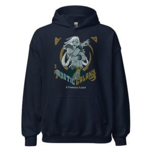 Mystic Galaxy Hoodie featuring a bold and ethereal galaxy-inspired design.