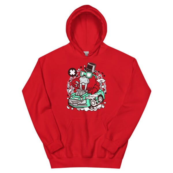 Walrus in a Car - Unisex Hoodie