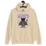 Hellbound Hoodie featuring a bold and wicked character illustration.