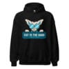 Hood Cat Hoodie featuring a striking exotic cat graphic.