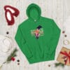 Skate Queen Hoodie featuring a dynamic design of a girl riding a skateboard.