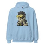 Enter the Metaverse Hoodie featuring a bold and futuristic metaverse-inspired design.
