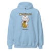Japanese Charm Hoodie featuring a traditional Japanese cat illustration.