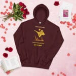 Practice Makes Perfect Hoodie featuring a clean and inspiring motivational print.