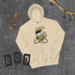 Bunny Beats Hoodie featuring a vibrant and energetic bunny print.