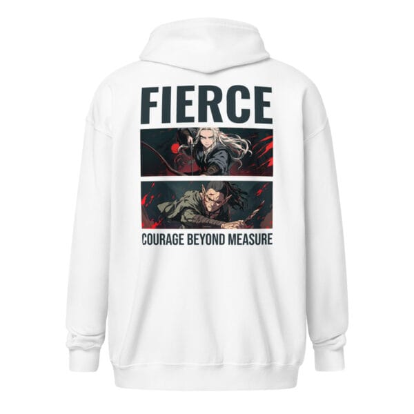 FIERCE - Unisex heavy blend zip hoodie