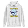Keep It Old-Fashioned Unisex Hoodie featuring a bulldog in a cap design on the front.
