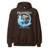 Fighting for What Is Right Unisex Hoodie with a striking design of a courageous figure standing for justice.