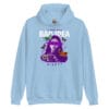 Bad Idea Unisex Hoodie with a bold, rebellious design on the front.