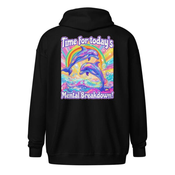 Time for today’s Mental Breakdown! - Unisex heavy blend zip hoodie