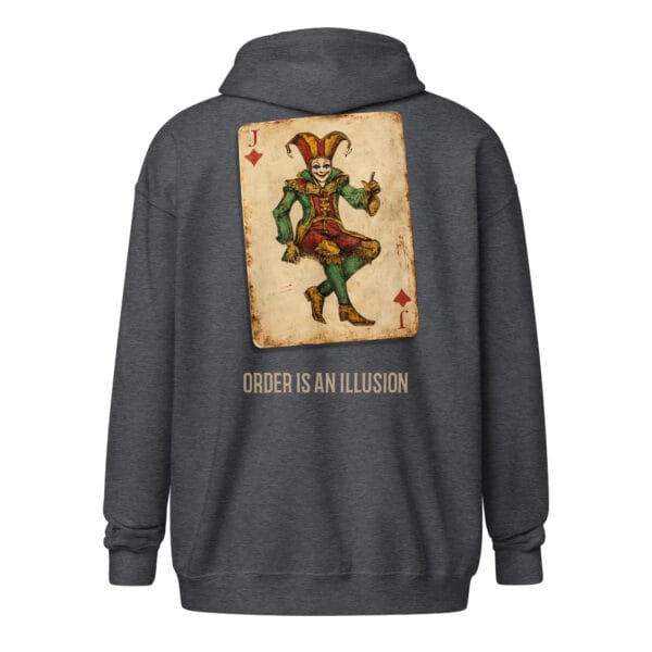 Order is an illusion -  Unisex heavy blend zip hoodie