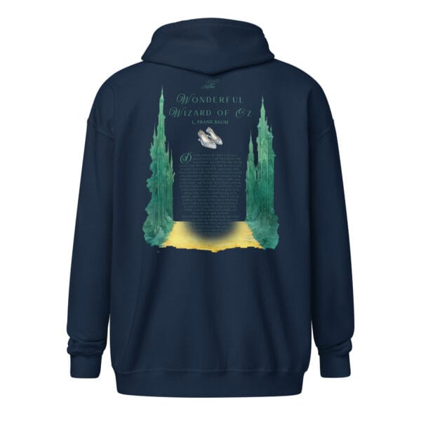 The Wonderful Wizard of Oz - Unisex heavy blend zip hoodie with Double-Sided Print