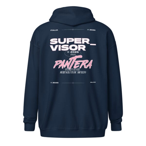 Supervisor, Italia, Pantera - Unisex heavy blend zip hoodie