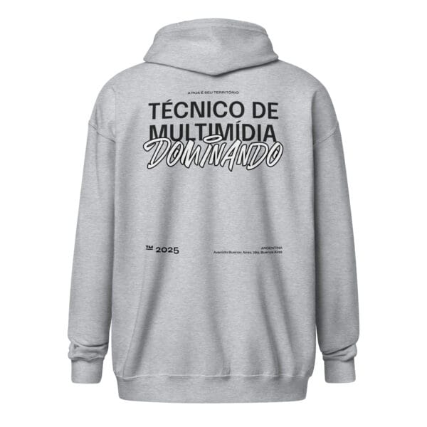 Técnico de Multimídia Dominando - Unisex heavy blend zip hoodie