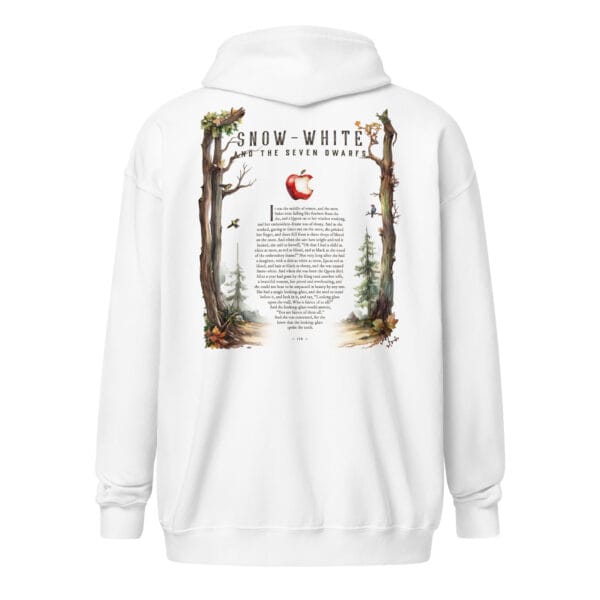 Snow White and the Seven Dwarfs - Unisex heavy blend zip hoodie with Double-Sided Print