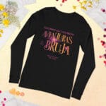 Unisex long sleeve tee featuring the ELLA ES MÁGICA fantasy movie-style design