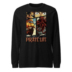 Pirate Life Tee featuring a bold pirate-themed illustration