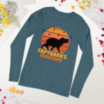 Capybaras Footsteps Tee featuring a playful capybara footprint illustration